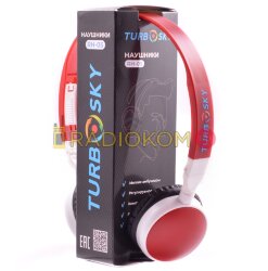 Наушники проводные TurboSky RH-05 красный