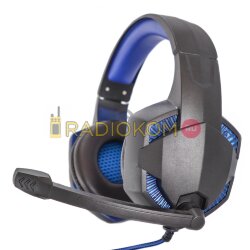 Наушники проводные с подсветкой TurboSky GH-03. Гарнитура TurboSky GH-03. Наушники накладные.