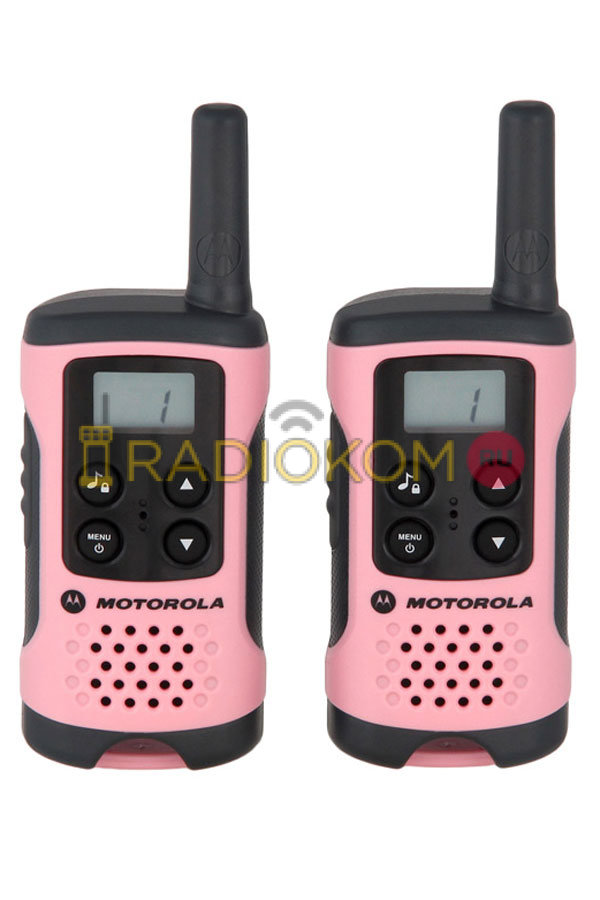 Рация Motorola TLKR T41 Pink (комплект - 2 шт.)